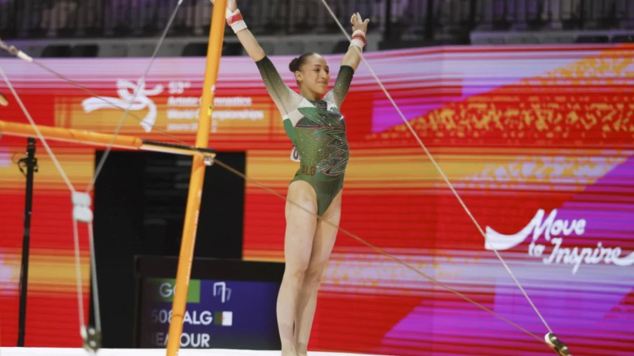 Mondiaux: Kaylia Nemour, première africaine aux barres asymétriques