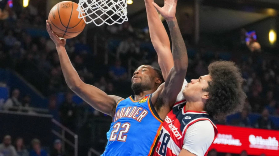 Shai Gilgeous-Alexander guide OKC à un 127-108 contre les Wizards