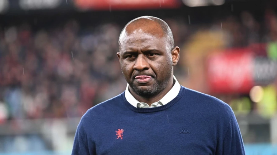 Patrick Vieira licencié par le Genoa après un mauvais début de saison