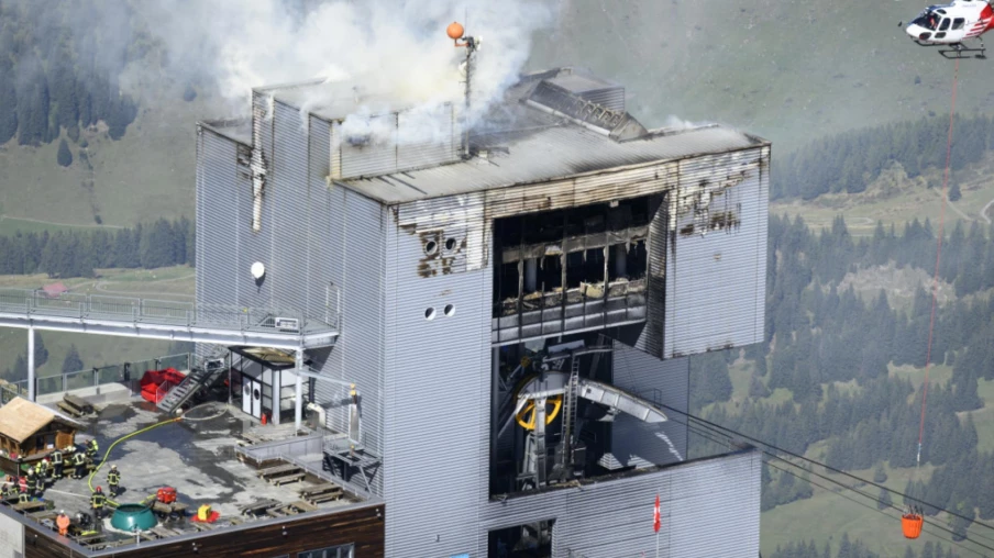 Incendie à Glacier 3000: 30 jours-amendes requis avec sursis