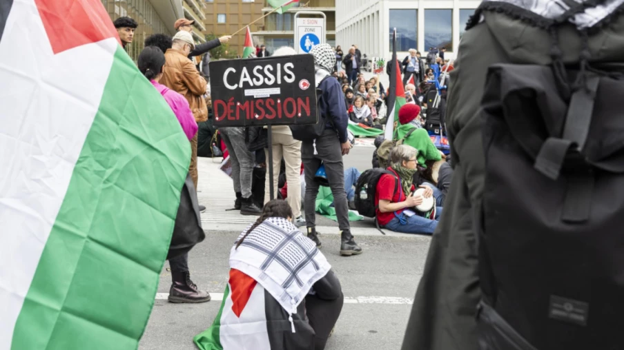 Sion: organisateurs facturés pour la manifestation pro-palestinienne