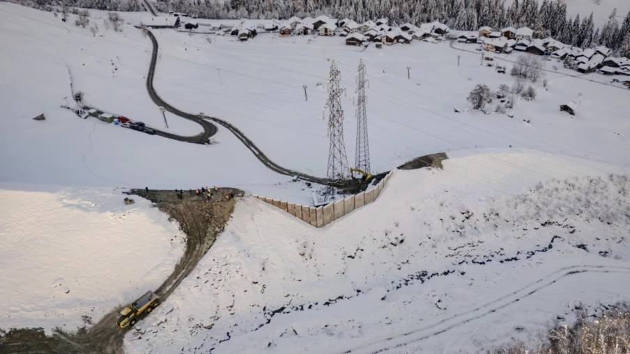 Lourtier (VS) : nouvelles digues paravalanche pour sécuriser le hameau