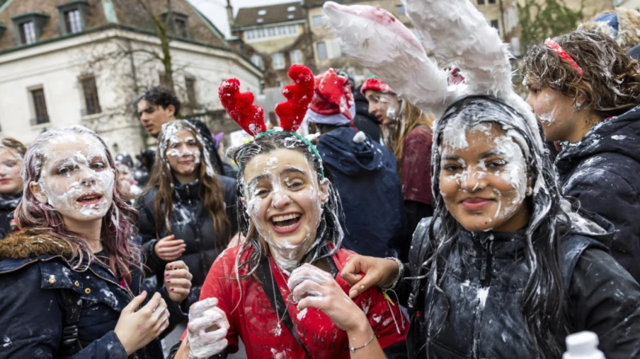 À Genève, près de 1 800 jeunes au cortège du Picoulet de l'Escalade