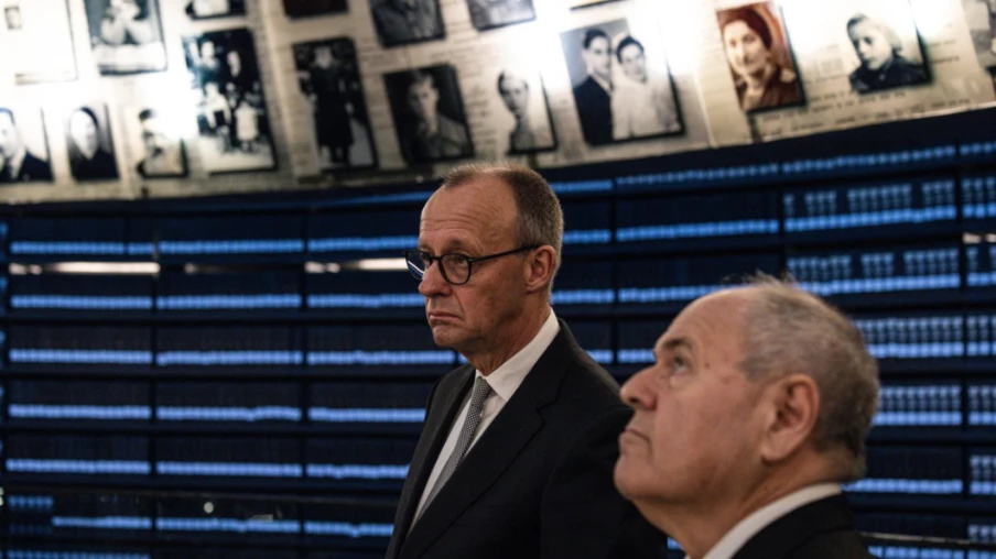 Friedrich Merz réaffirme le soutien allemand à Israël à Yad Vashem