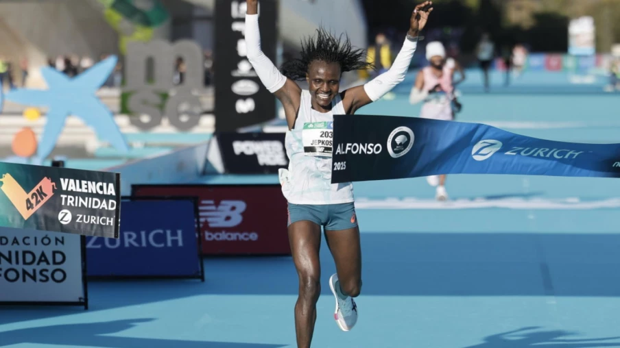 Joyciline Jepkosgei : 4e chrono féminin au marathon de Valence
