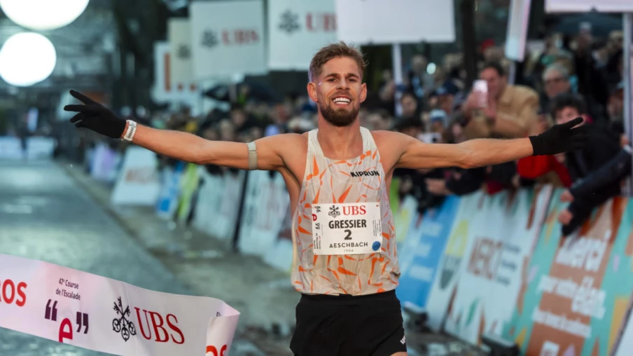 Jimmy Gressier remporte la course de l'Escalade à Genève