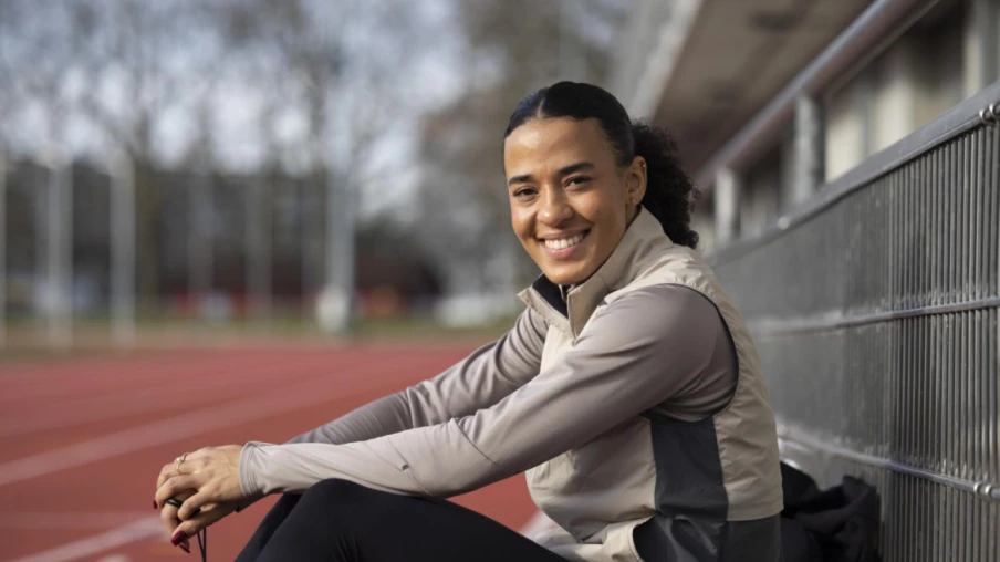 Ditaji Kambundji, championne mondiale du 100 m haies, succès modeste