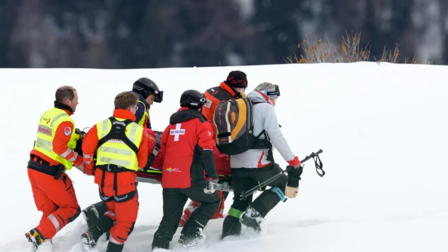 Michelle Gisin: déchirure des ligaments du genou gauche
