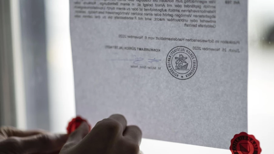 Faillites en Suisse +50% jusqu'à fin novembre