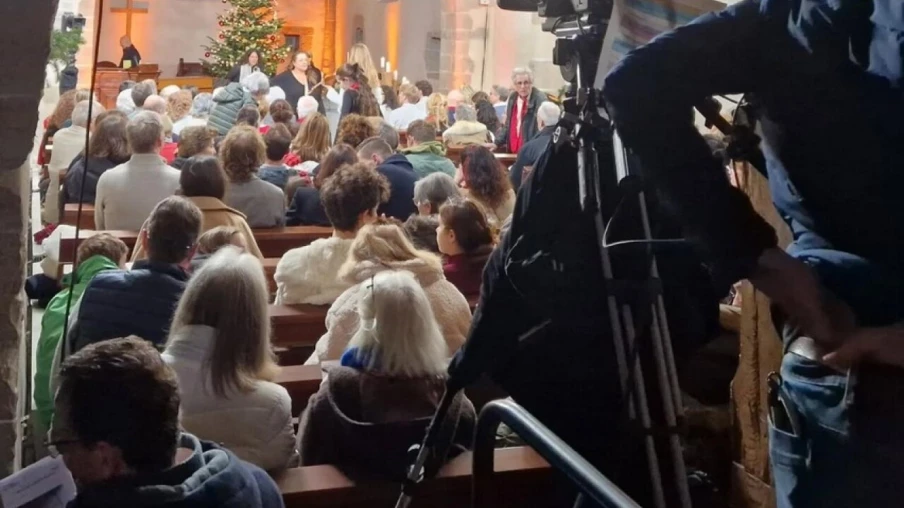 Culte de Noël protestant francophone diffusé en Eurovision depuis Jussy