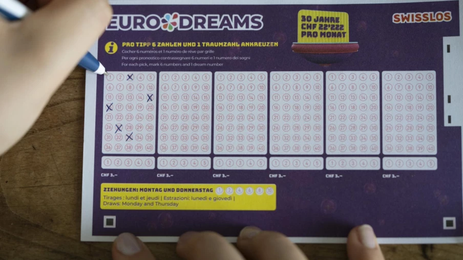 Eurodreams: pas de combinaison gagnante jeudi — rente 22'222 CHF/mois