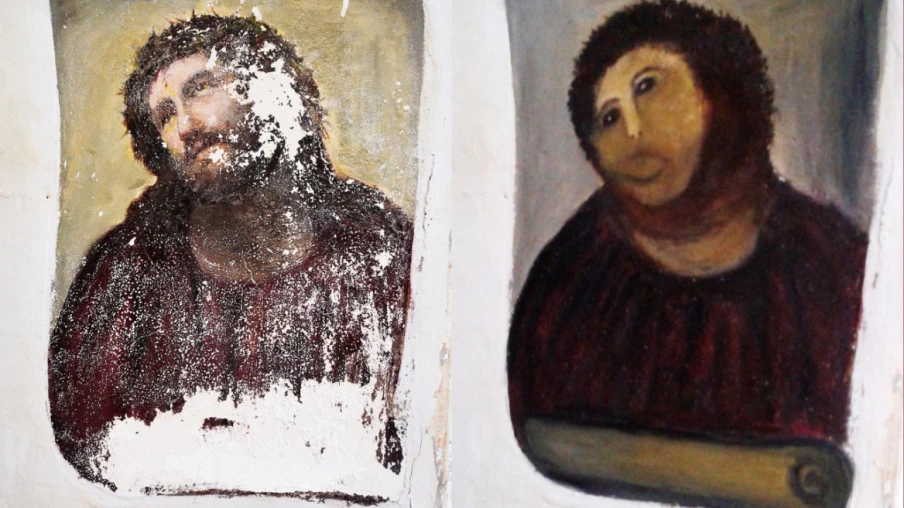 Décès de Cecilia Giménez, autrice de la restauration ratée de Borja