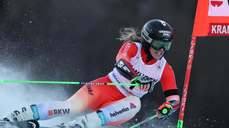 Camille Rast en tête après la 1re manche du géant à Kranjska Gora