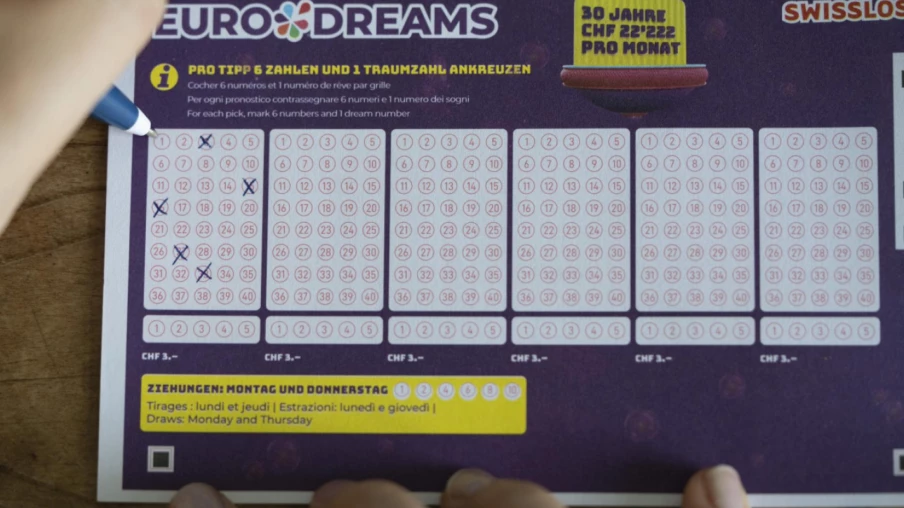 Eurodreams : personne n'a décroché la combinaison gagnante (rente 22'222)