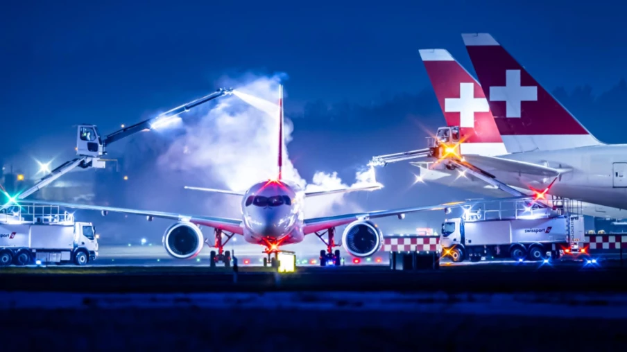 Swiss : 57 vols annulés à cause de la météo, 7 430 passagers touchés