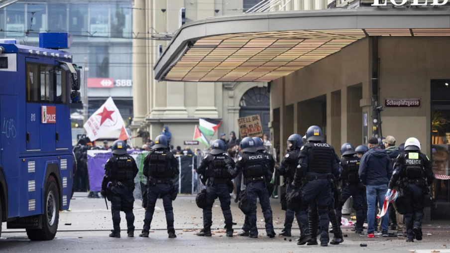 Les coûts de la police pour la manif de Gaza s'élèvent à 1 million
