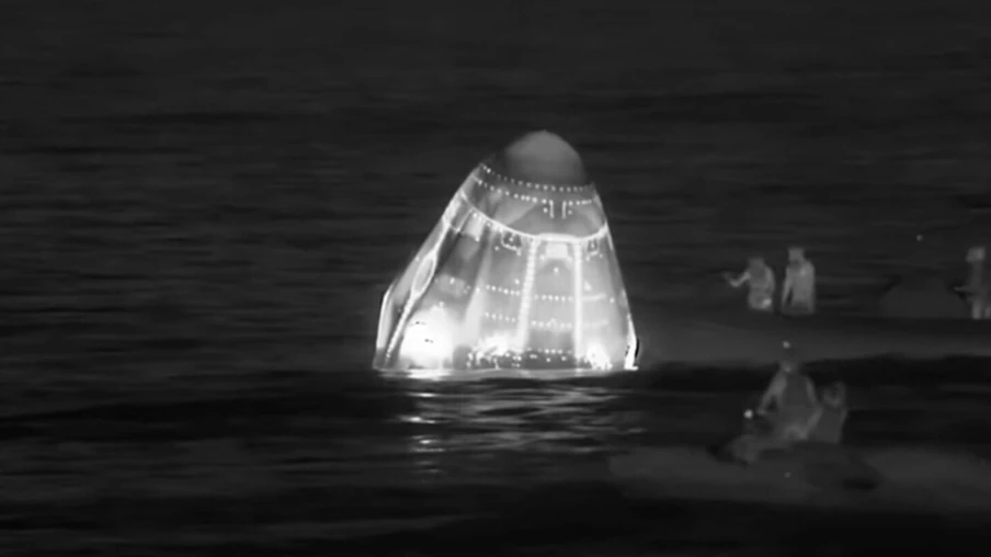 Amerrissage SpaceX: retour Crew-11 de l'ISS après problème médical