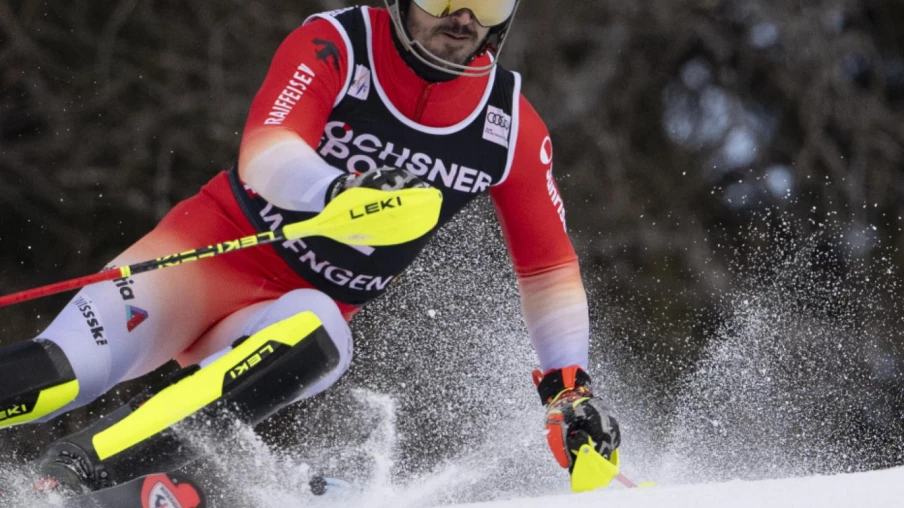Slalom de Wengen : Loïc Meillard 2e après 1re manche à 0,40 s