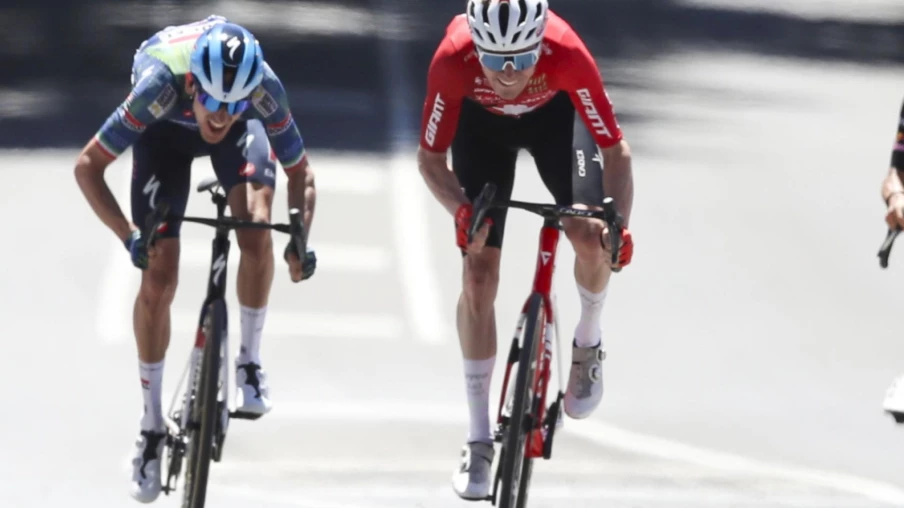 Mauro Schmid 3e au sprint de la 2e étape du Tour Down Under