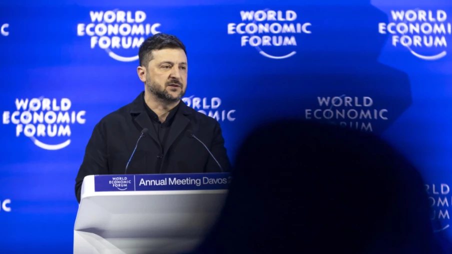 Zelensky critique l'Europe à Davos après sa rencontre avec Trump