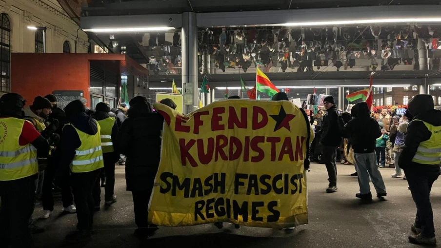 Manifestations pro-kurdes à Bâle, Berne et Zurich pour le Rojava