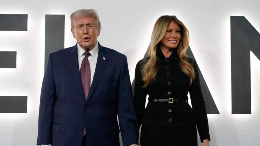 Les Trump à l'avant-première à Washington du documentaire Melania