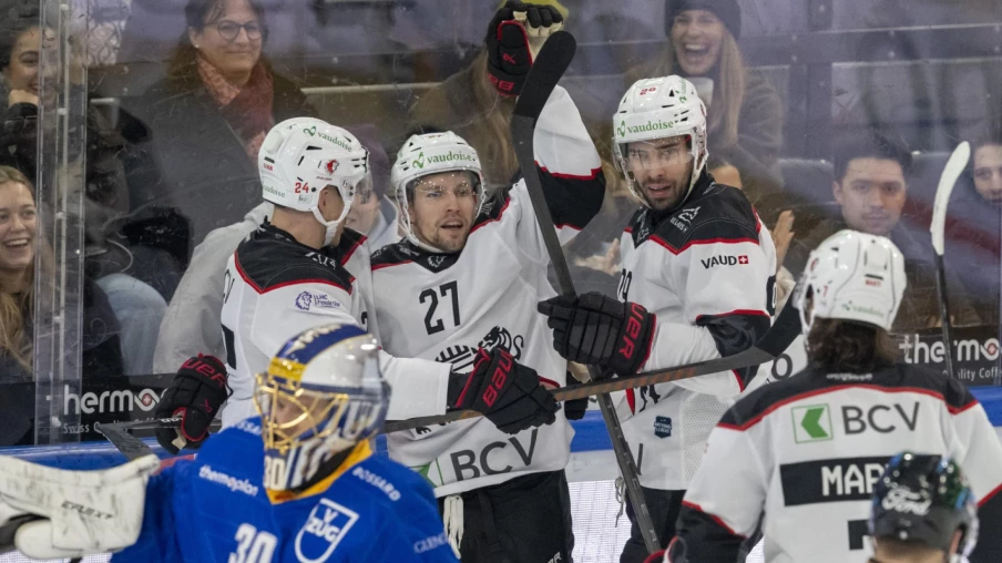 Lausanne s'impose 4-1 à Zoug et se rapproche du top 6