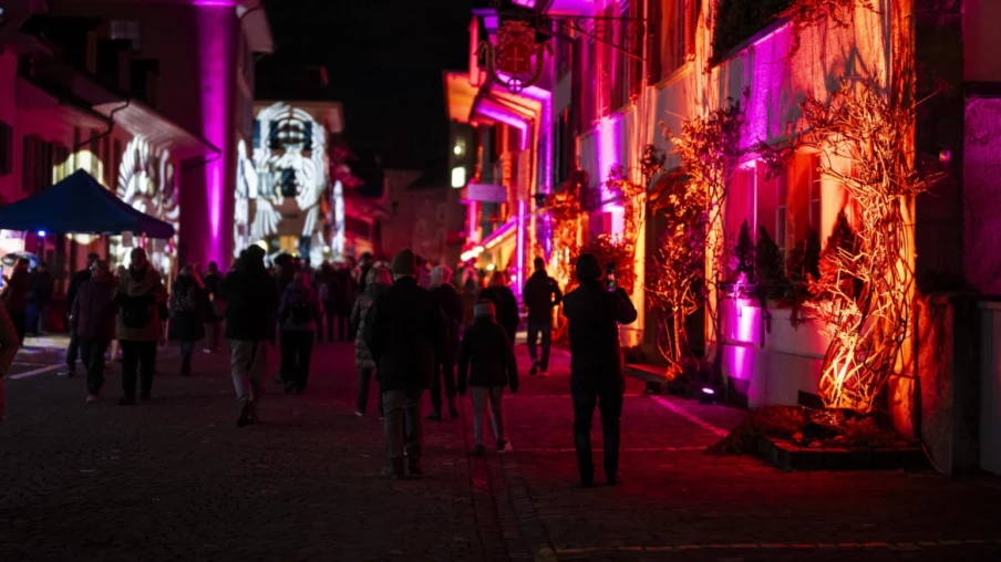 Affluence en hausse: 73'000 au Festival des Lumières de Morat