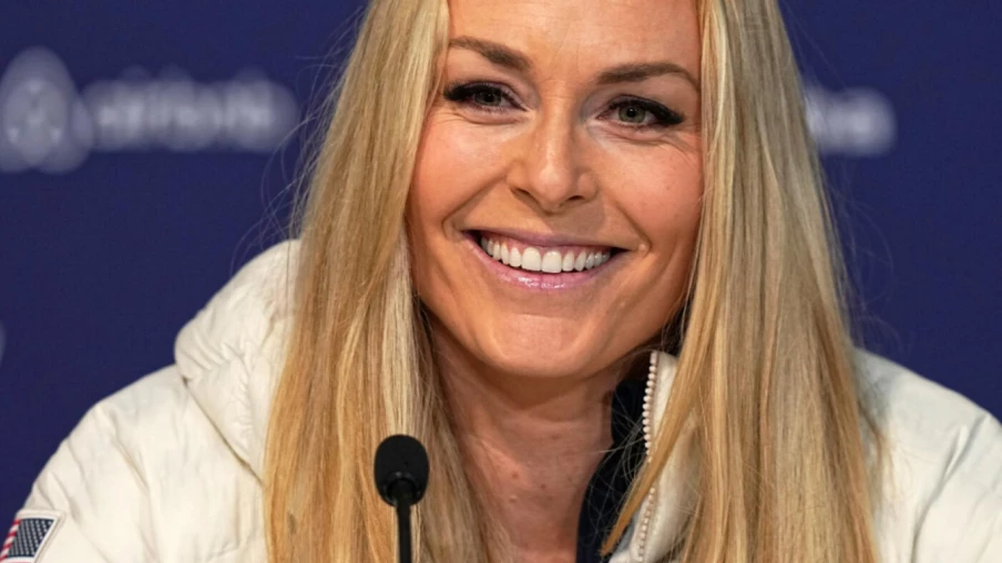 Lindsey Vonn aux JO de Milan-Cortina 2026 avec une attelle au genou