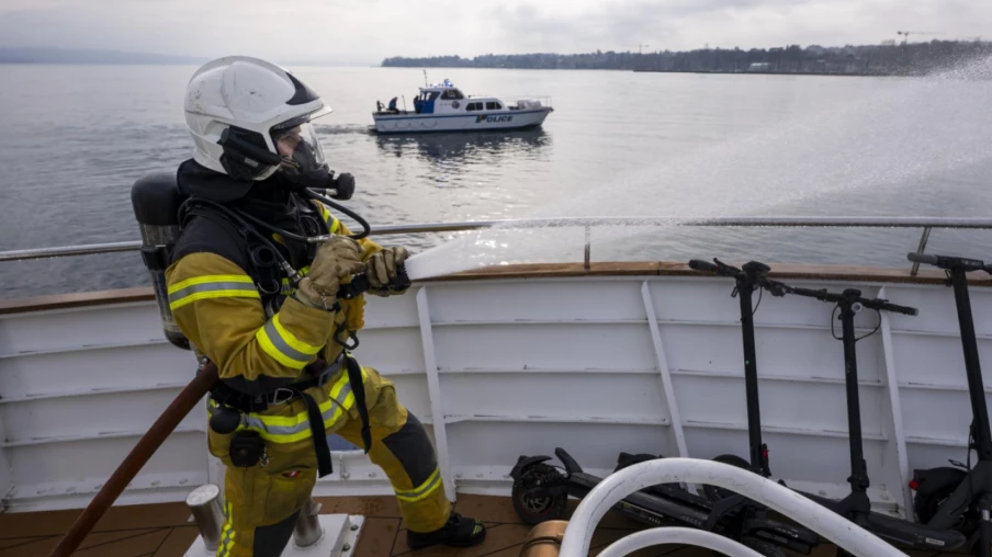 Exercice de sauvetage CGN à Versoix : entraînement sur le lac
