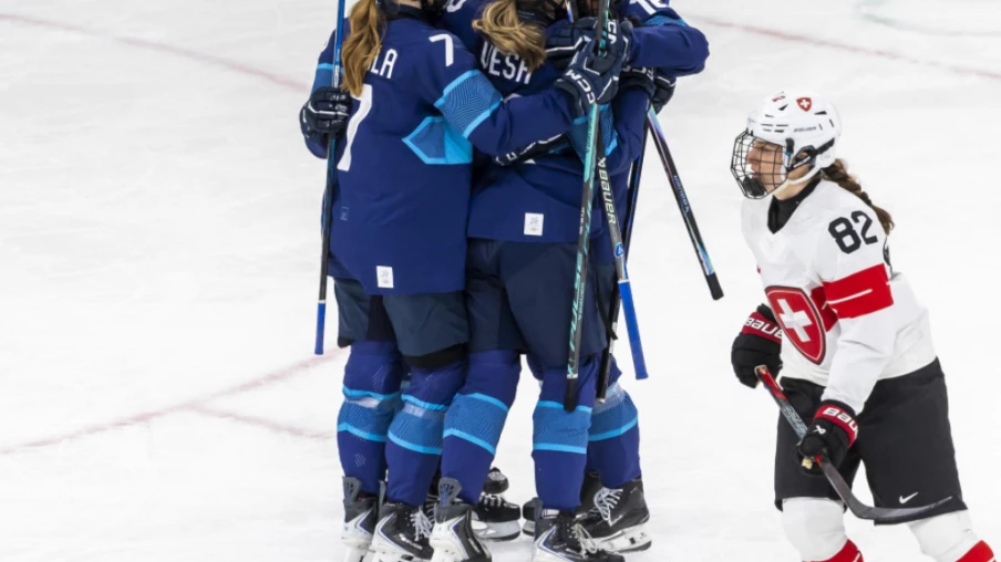 Hockey sur glace: la Suisse battue 3-1 par la Finlande aux JO