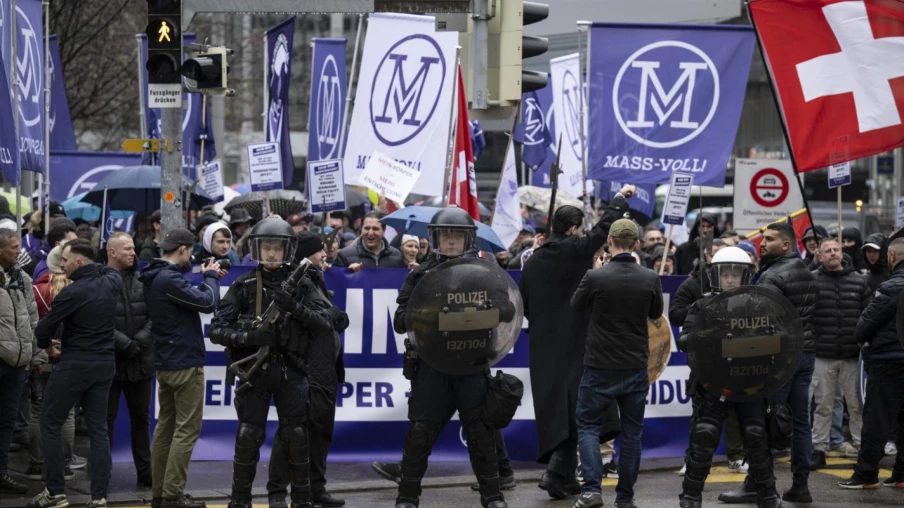 Saint-Gall : 1 000 manifestants contre la vaccination obligatoire