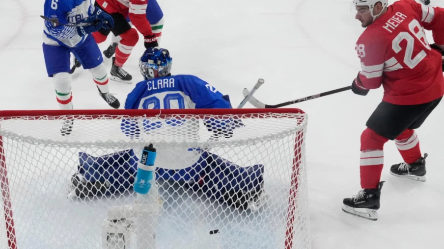 Hockey: la Suisse se qualifie pour les quarts contre l'Italie