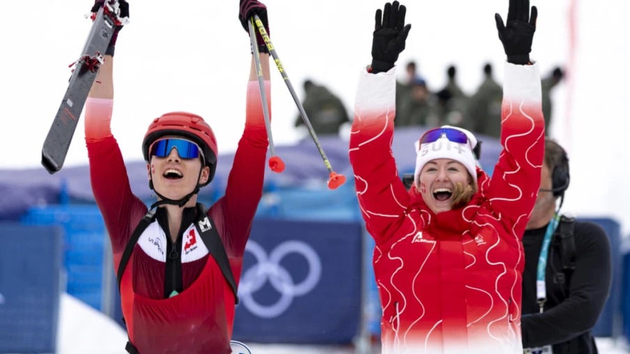 La Suisse décroche l'argent au relais mixte de ski alpinisme