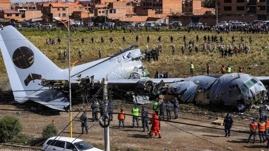 Crash d'un C-130 à El Alto (Bolivie) : 22 morts, billets détruits