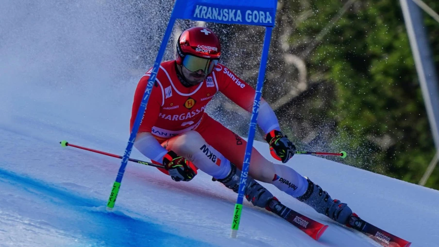 Géant à Kranjska Gora: Meillard 3e, Braathen en tête