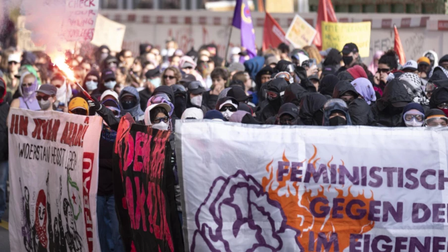 Mobilisation féministe contre les guerres impérialistes à Lausanne