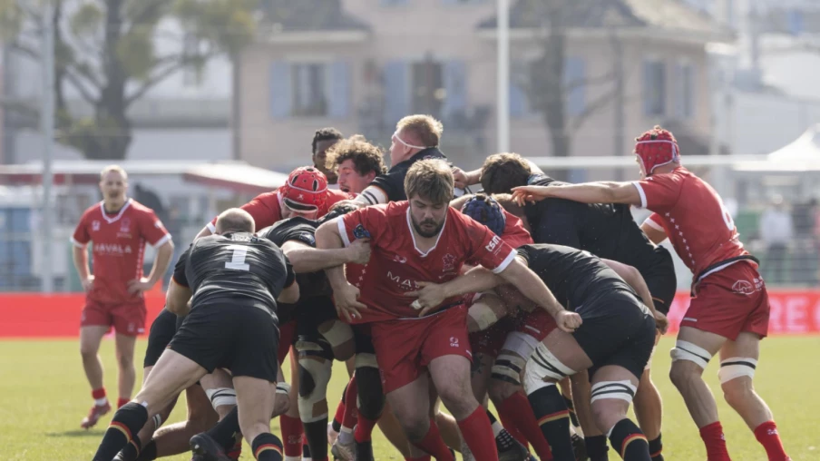 Rugby: la Suisse bat l'Allemagne 35-25 et reste en Europe Championship