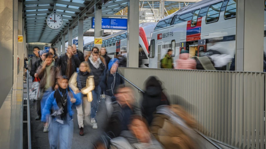 Les CFF: record d'affluence 2025 à 1,43 million de voyageurs