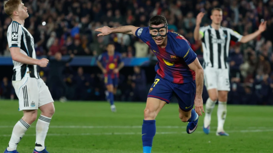 Ligue des champions: Barcelone corrige Newcastle 7-2 et file en quarts