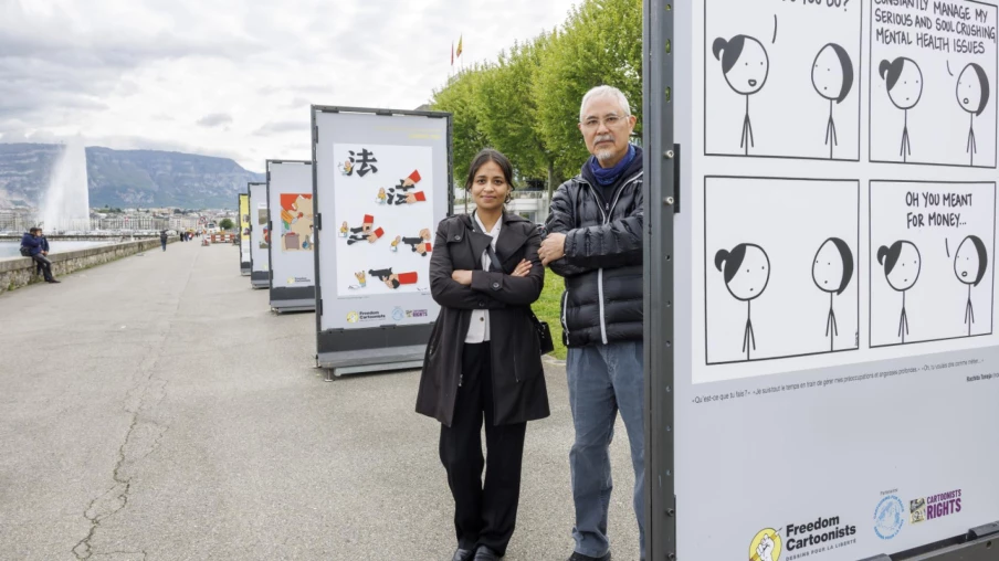 Exposition Morges: dessinateurs menacés pour leur liberté d'expression