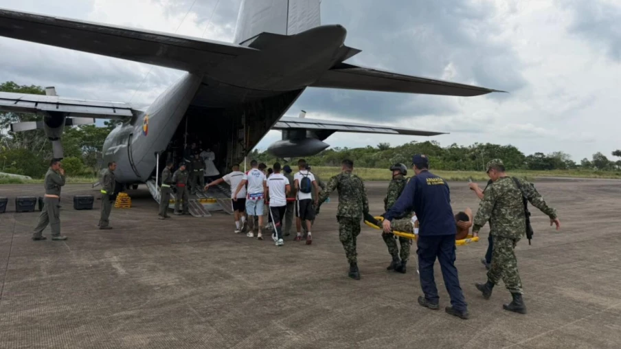 Crash d'un Hercules militaire en Colombie: 8 morts, 83 blessés