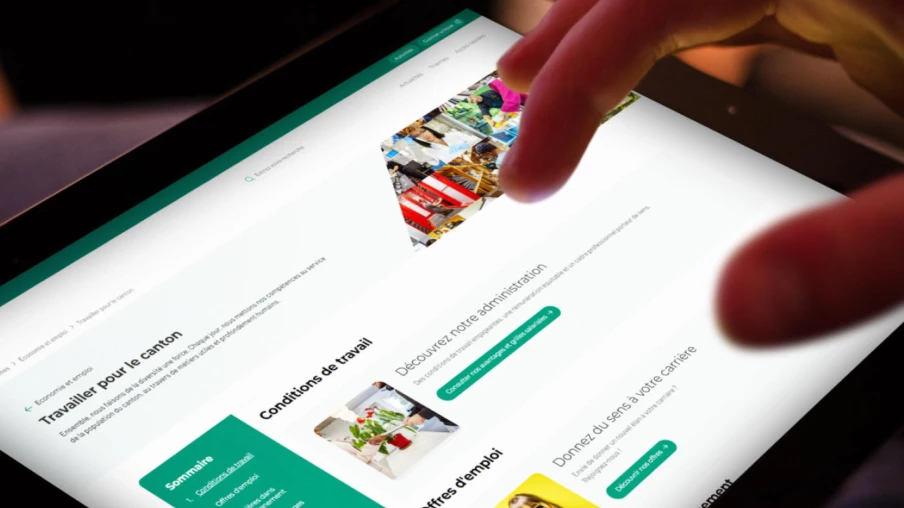 Nouveau portail ne.ch à Neuchâtel : accessibilité et navigation