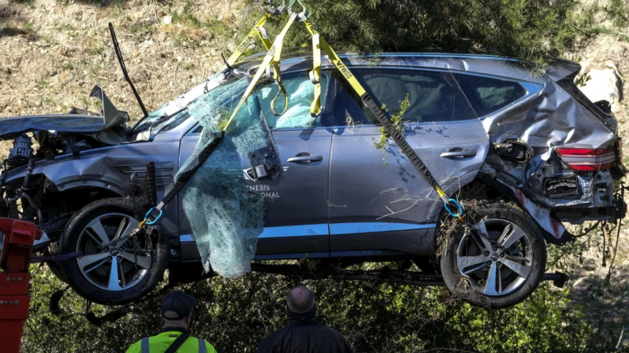 Tiger Woods victime d'un accident de la route en Floride