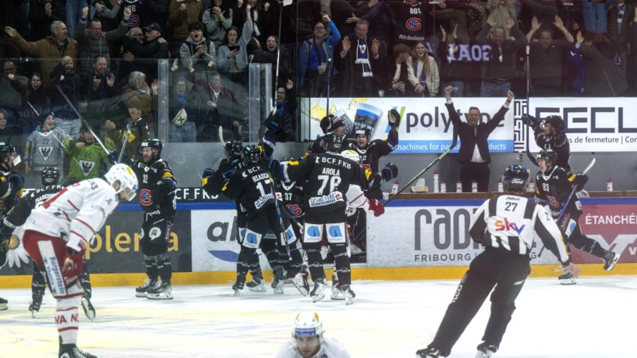 NL : Fribourg-Gottéron se qualifie difficilement en demi-finale