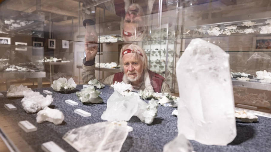 Minéraux du Gothard : découvertes exposées au château d'A Pro