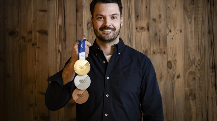 Hérémence fête Loïc Meillard, champion olympique et triple médaillé