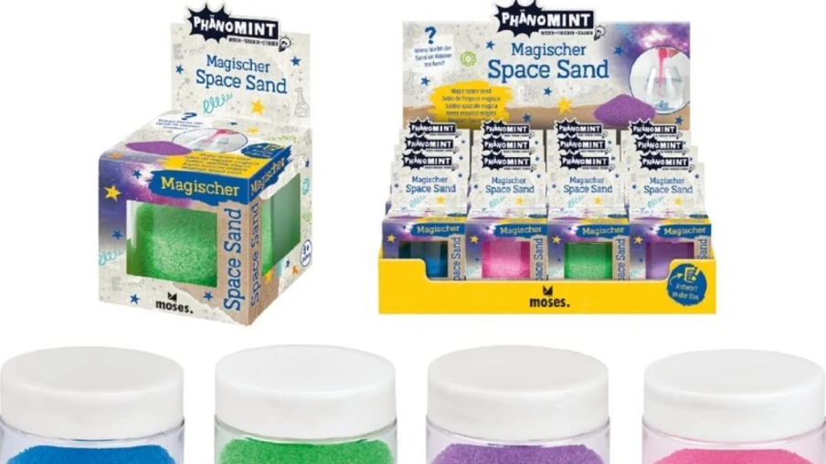 Sable magique PhänoMint rappelé en Suisse pour traces d'amiante