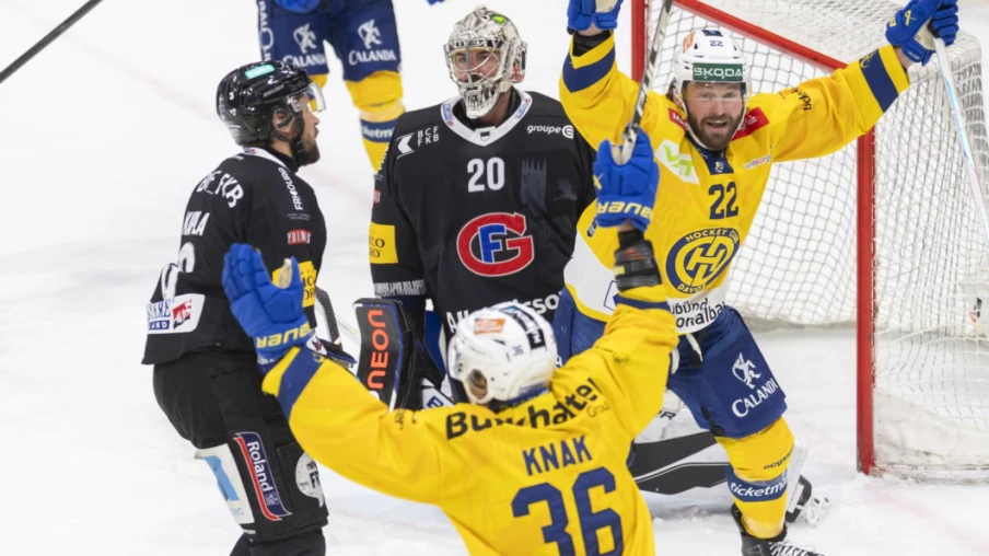 Davos s'impose 3-1 à Fribourg et égalise en finale des play-off