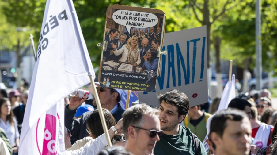 Fonctionnaires genevois en grève contre le budget 2026